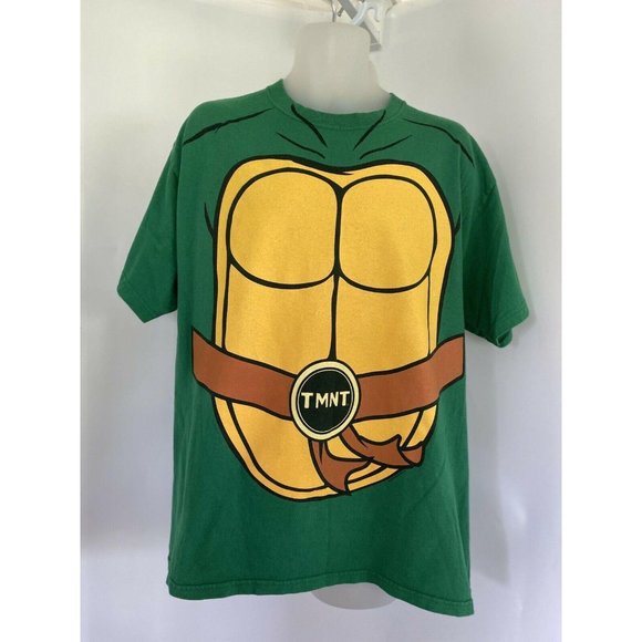 Rare TMNT Teenage Mutant Ninja Turtles T Shirt Green Size XL Cotton Giant Brand - Picture 2 of 11